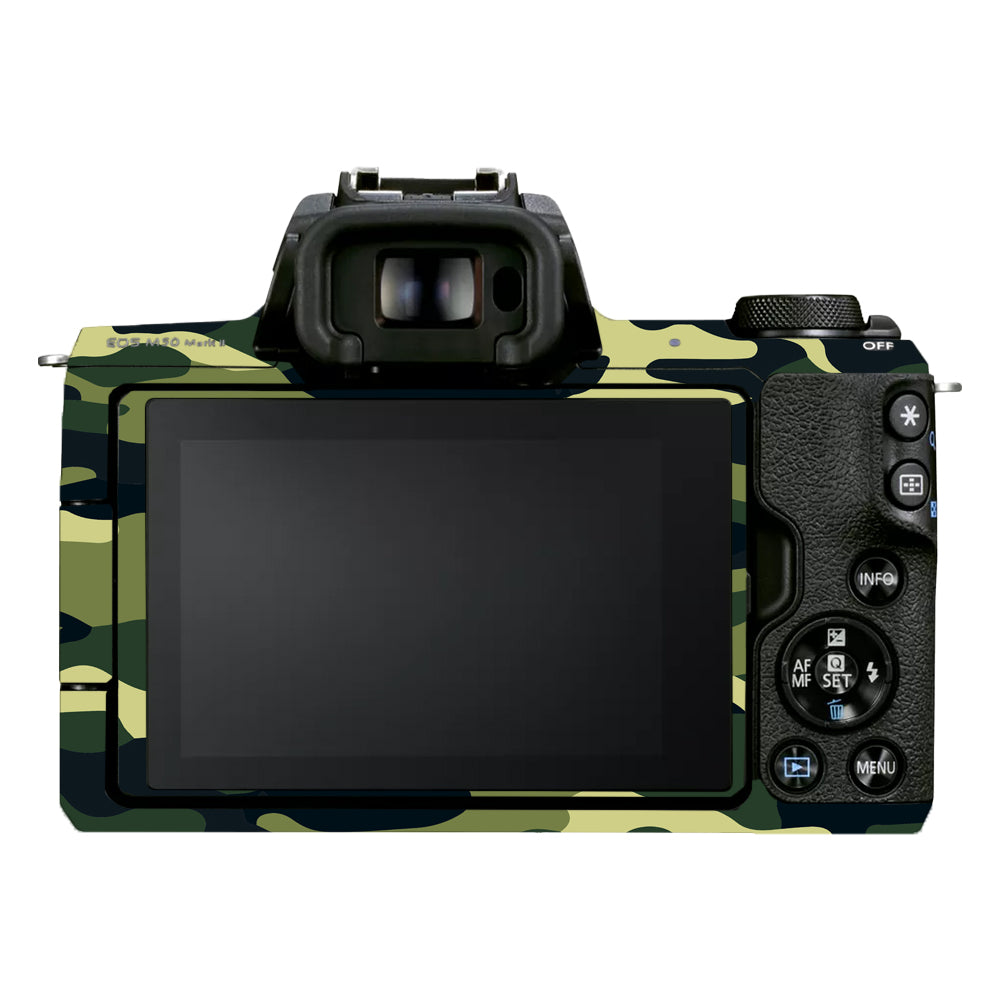 Forest Green Camo Canon EOS M50 Mark II Camera Skins