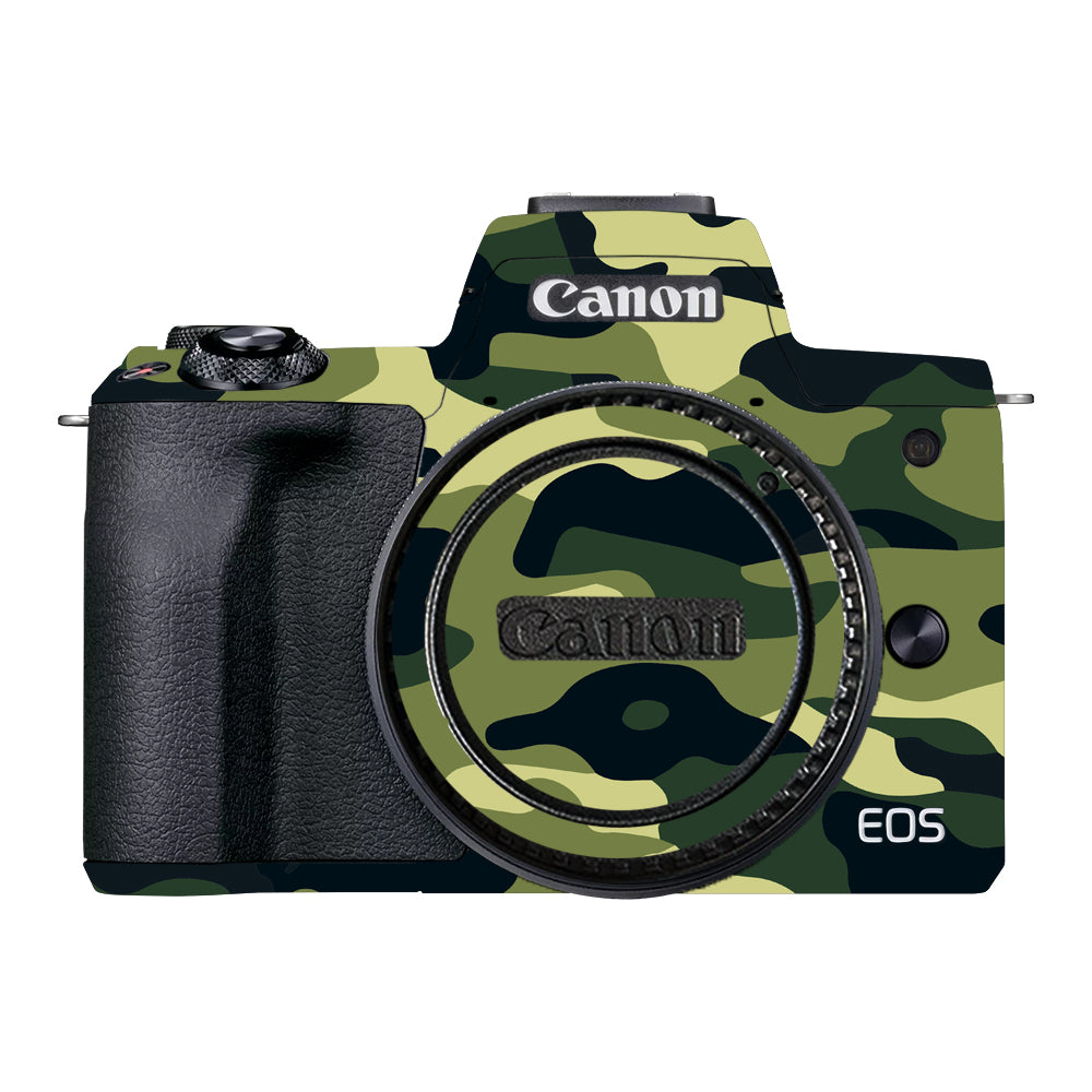 Forest Green Camo Canon EOS M50 Mark II Camera Skins