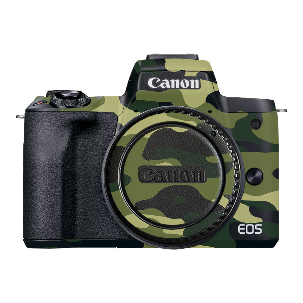 Forest Green Camo Canon EOS M50 Mark II Camera Skins