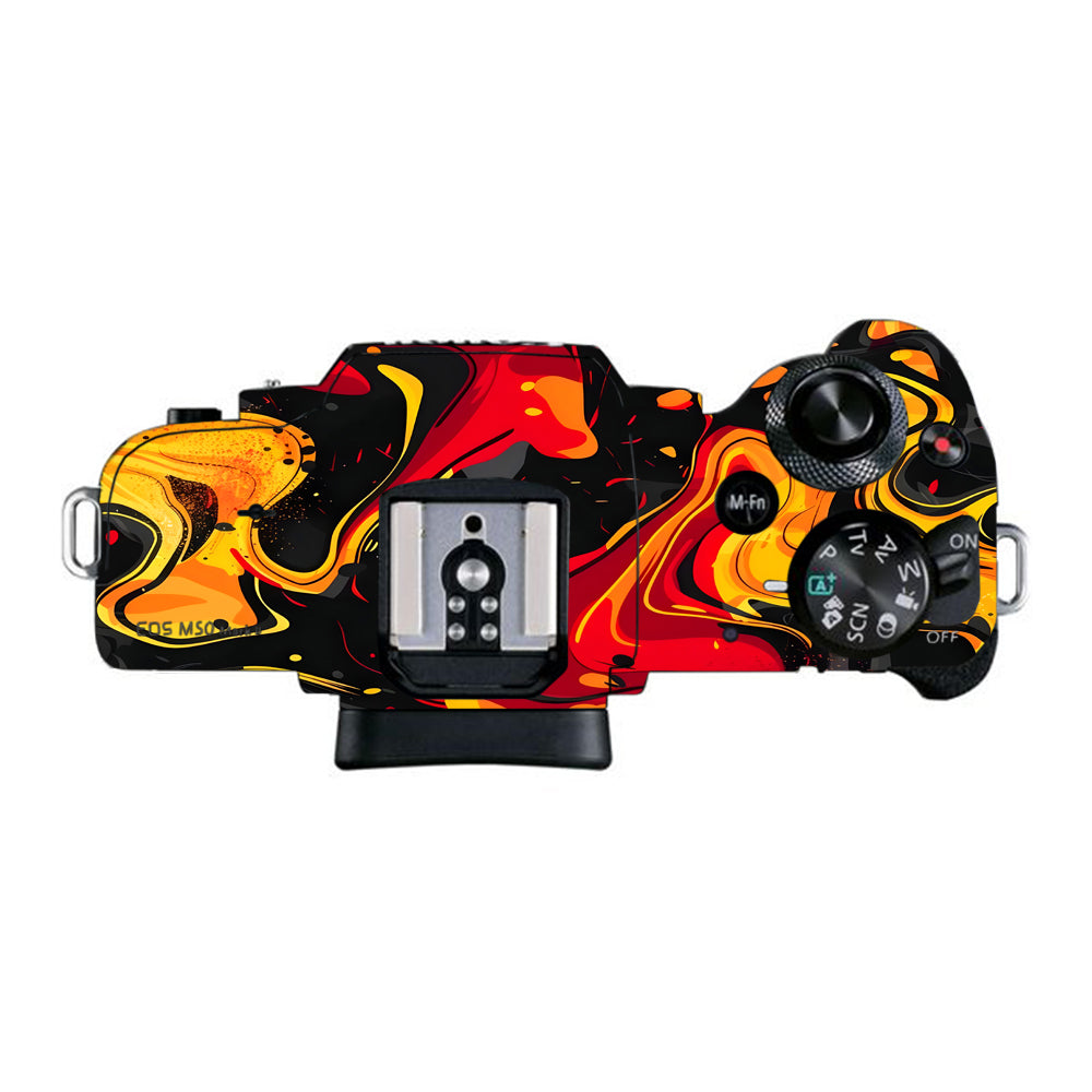 Lava Burst Canon EOS M50 Mark II Camera Skins
