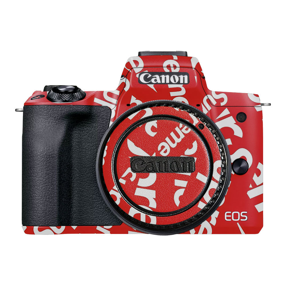 Supreme Red Canon EOS M50 Mark II Camera Skins