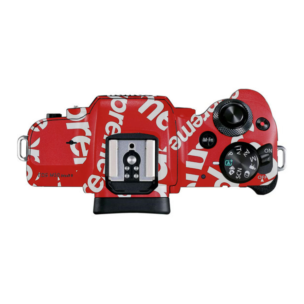 Supreme Red Canon EOS M50 Mark II Camera Skins