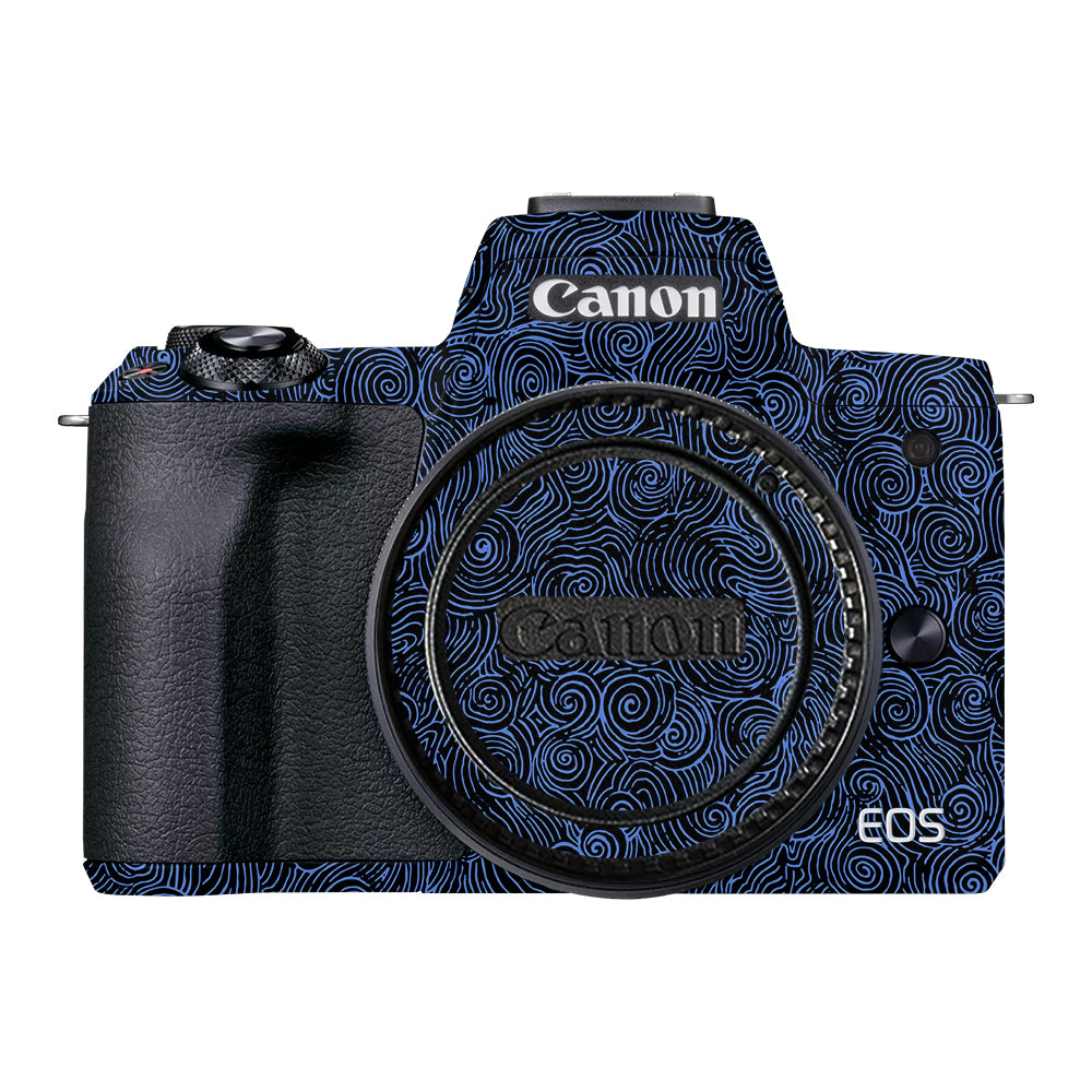 Blue Spirals Canon EOS M50 Mark II Camera Skins