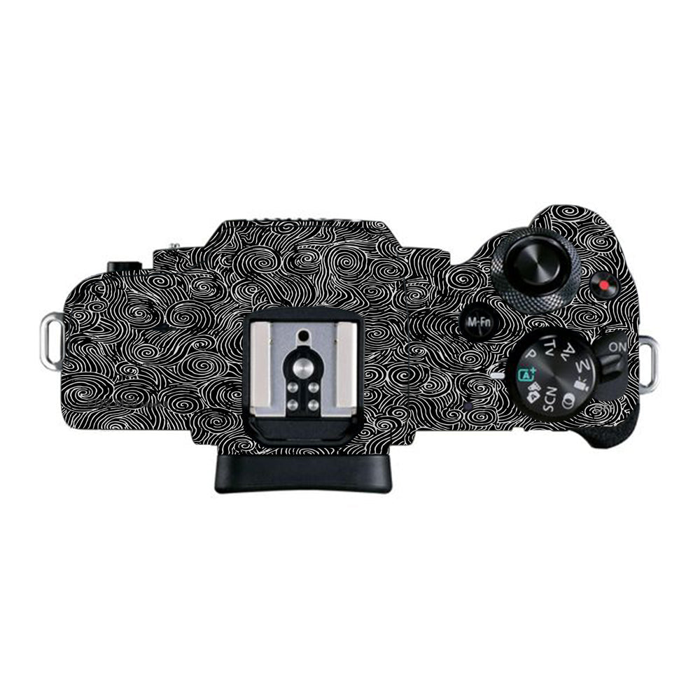 White Spirals Canon EOS M50 Mark II Camera Skins
