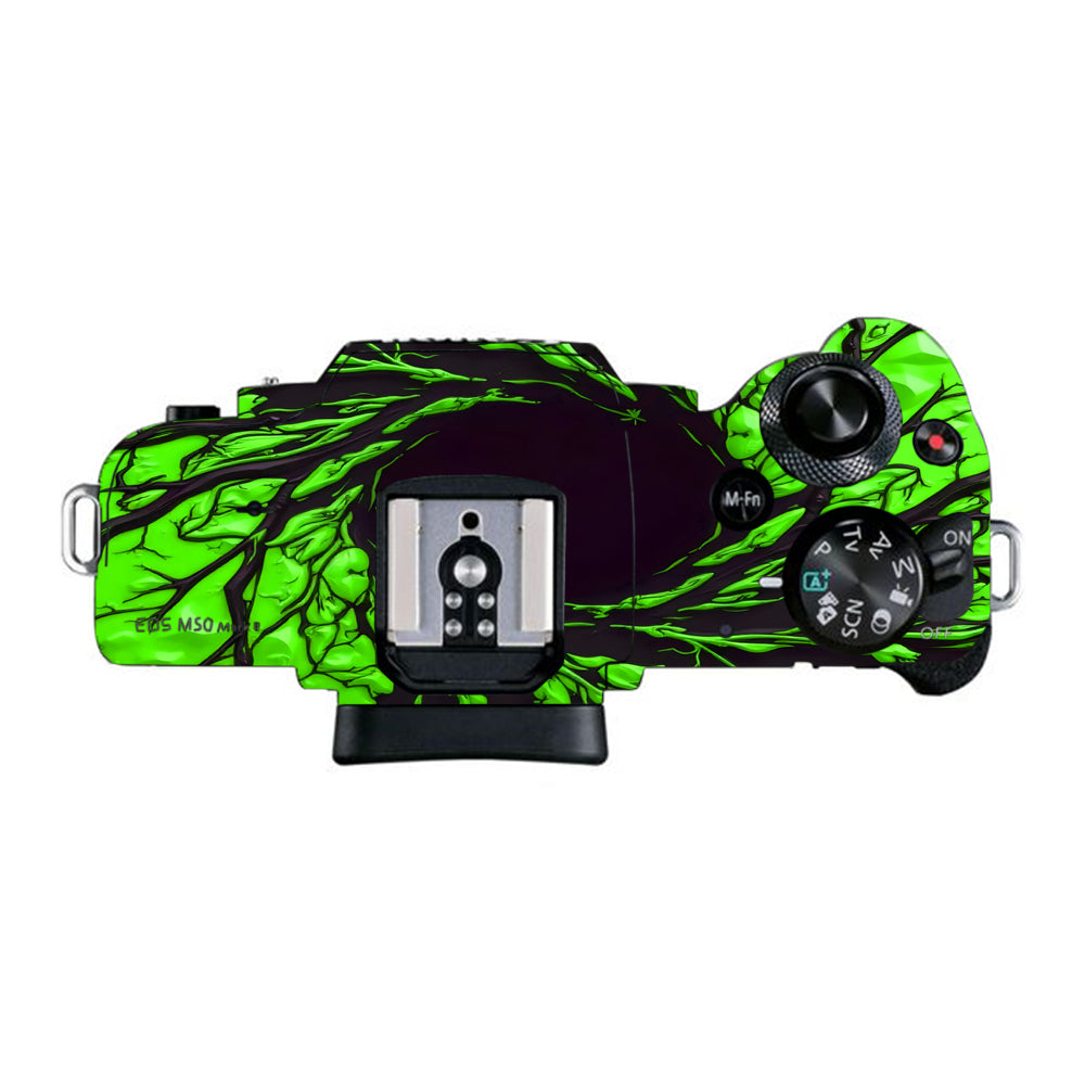 Venom Green Canon EOS M50 Mark II Camera Skins