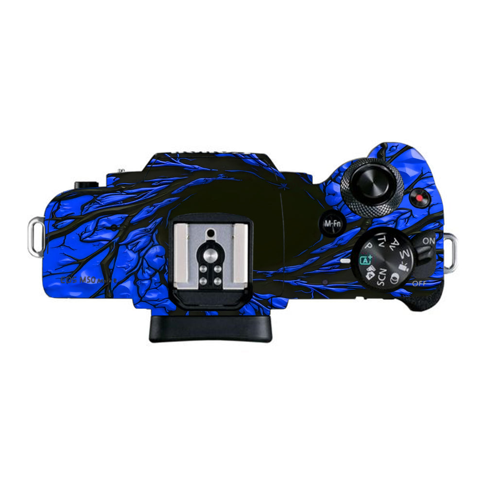 Venom Blue Canon EOS M50 Mark II Camera Skins