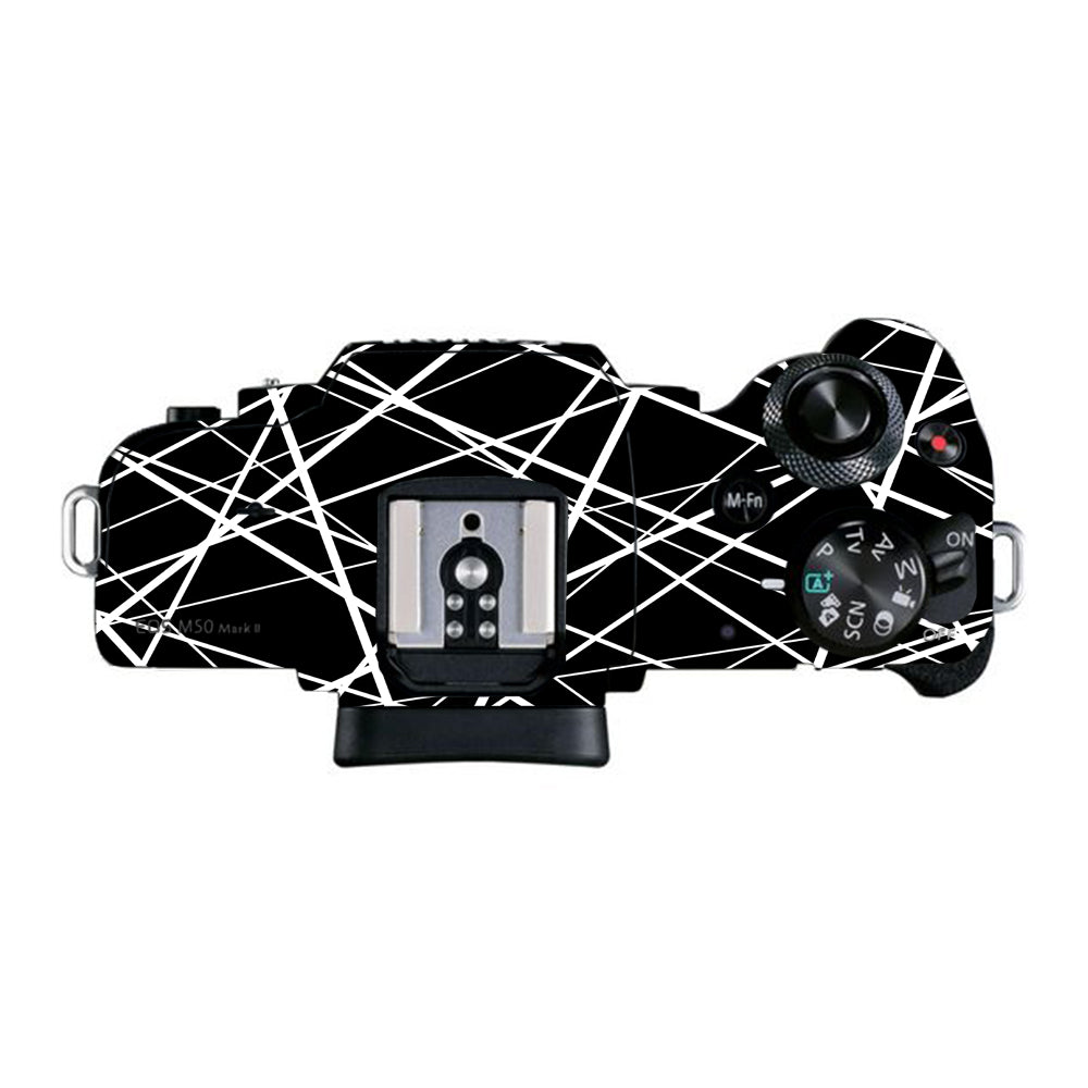 Mono Grid Canon EOS M50 Mark II Camera Skins