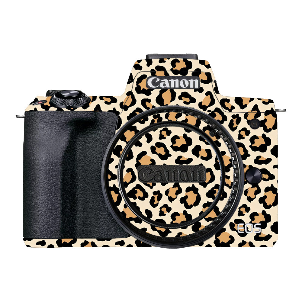Sandy Leopard Spots Canon EOS M50 Mark II Camera Skins