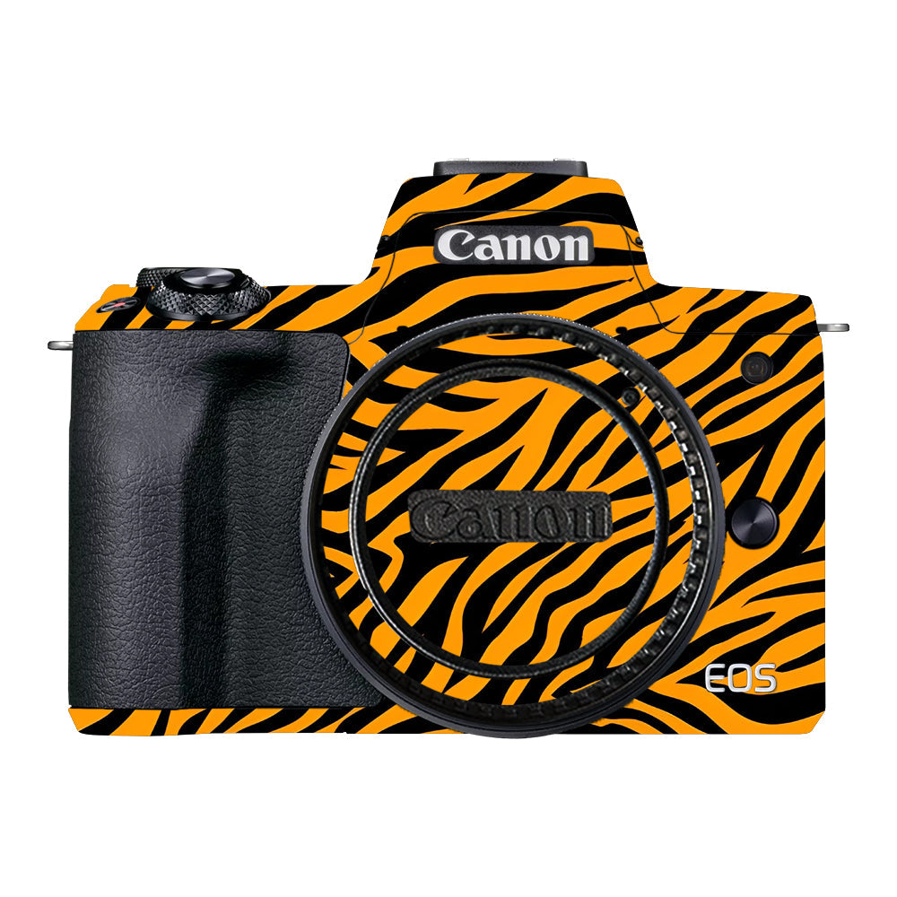Zebra Gold Pattern Canon EOS M50 Mark II Camera Skins