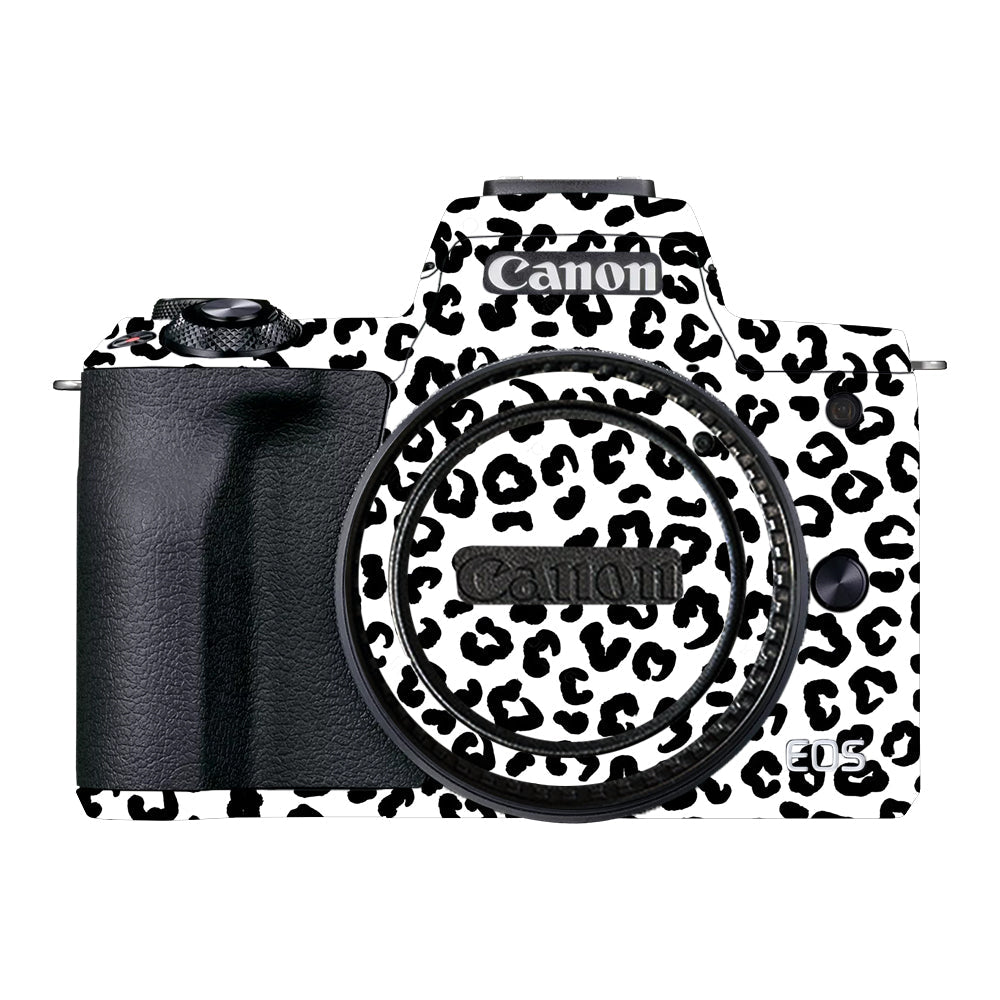 White Leopard Canon EOS M50 Mark II Camera Skins