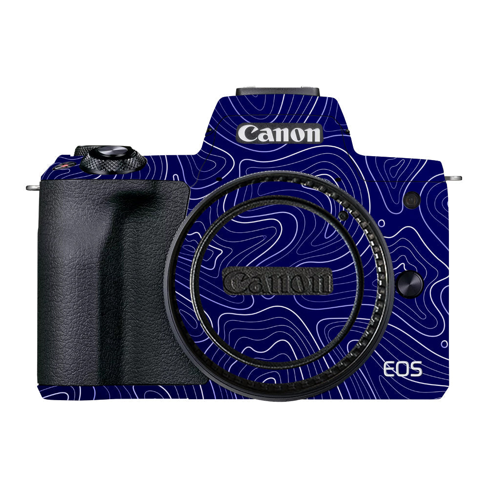 Deep Blue Contour Canon EOS M50 Mark II Camera Skins
