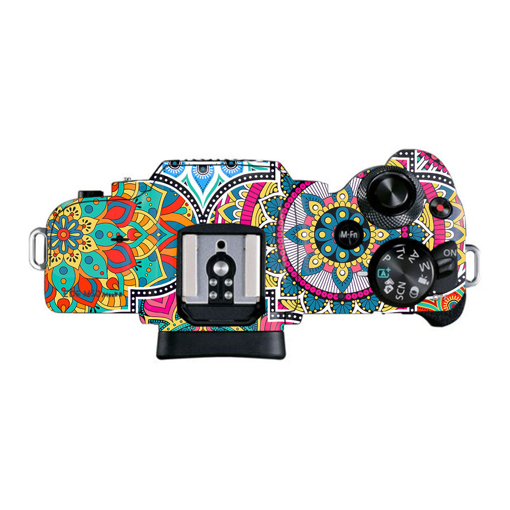 Boho Mandala Tile Pattern Canon EOS M50 Mark II Camera Skin