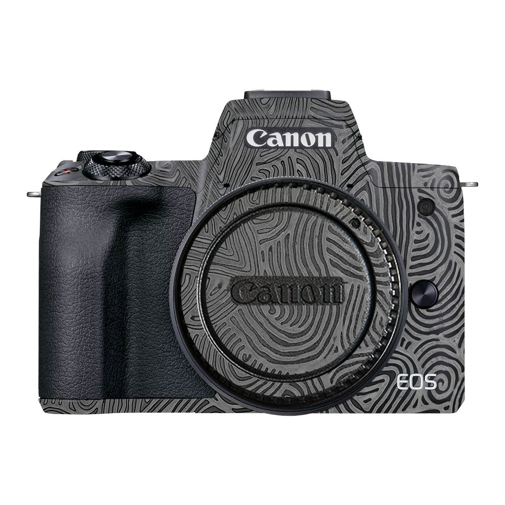 Monochrome Line Maze Canon EOS M50 Mark II Camera Skin