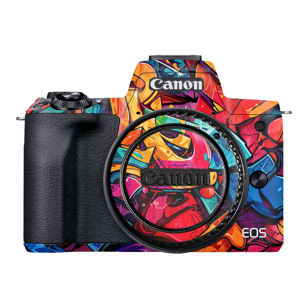 Urban Graffiti Explosion Canon EOS M50 Mark II Camera Skin