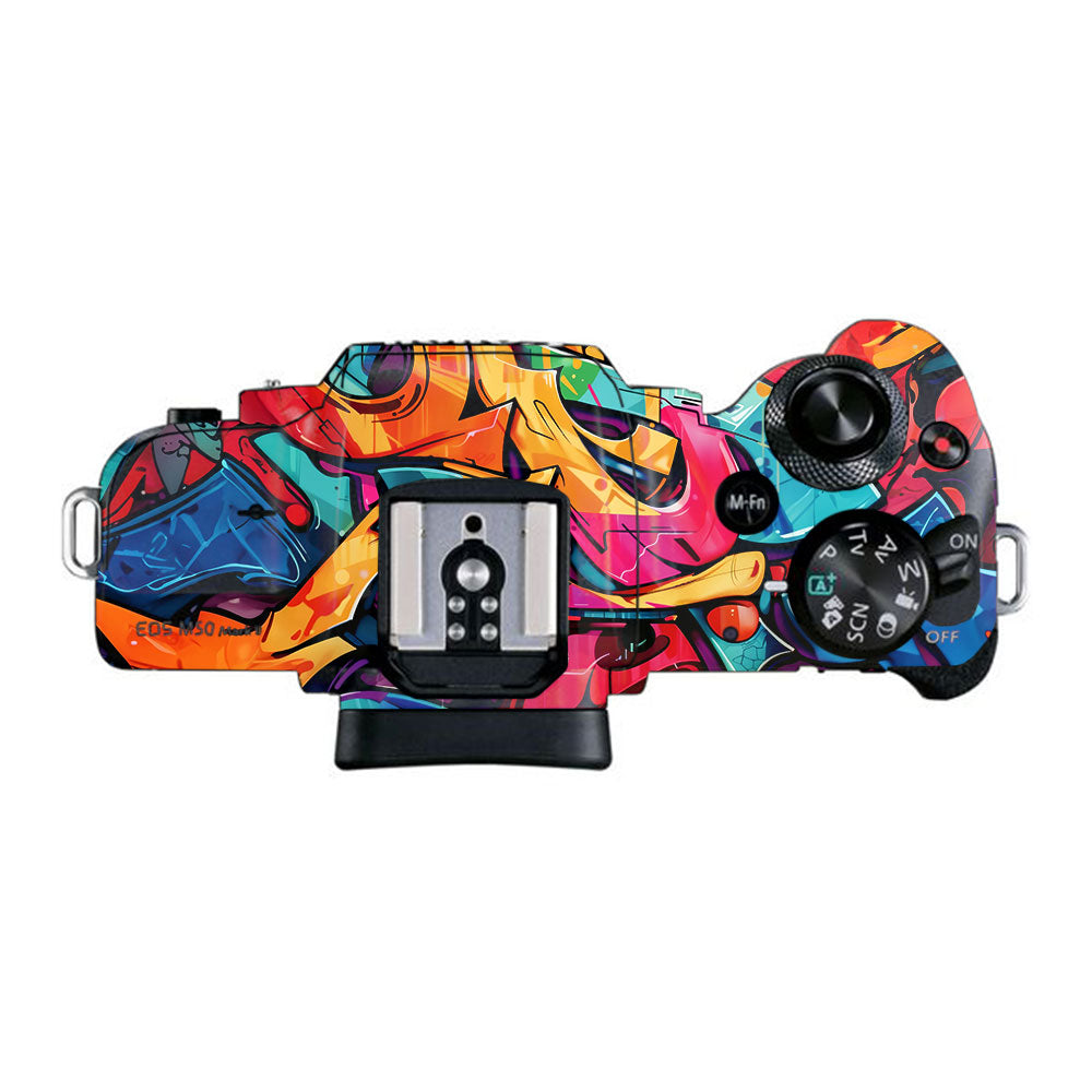 Urban Graffiti Explosion Canon EOS M50 Mark II Camera Skin