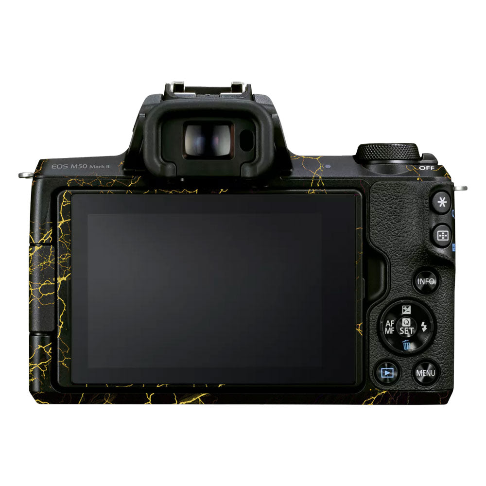Electric Gold Veins Canon EOS M50 Mark II Camera Skin
