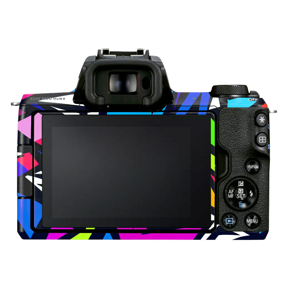 Bold Geometric Pop Canon EOS M50 Mark II Camera Skin