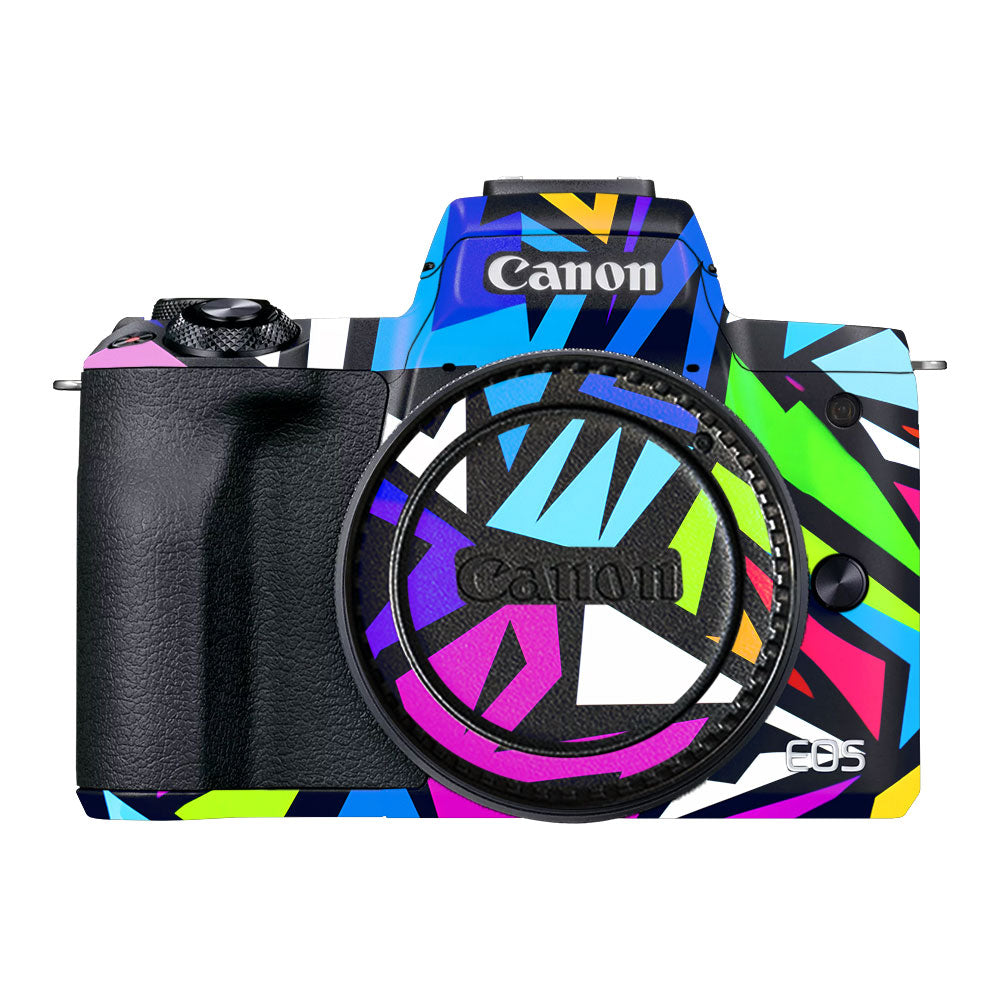 Bold Geometric Pop Canon EOS M50 Mark II Camera Skin