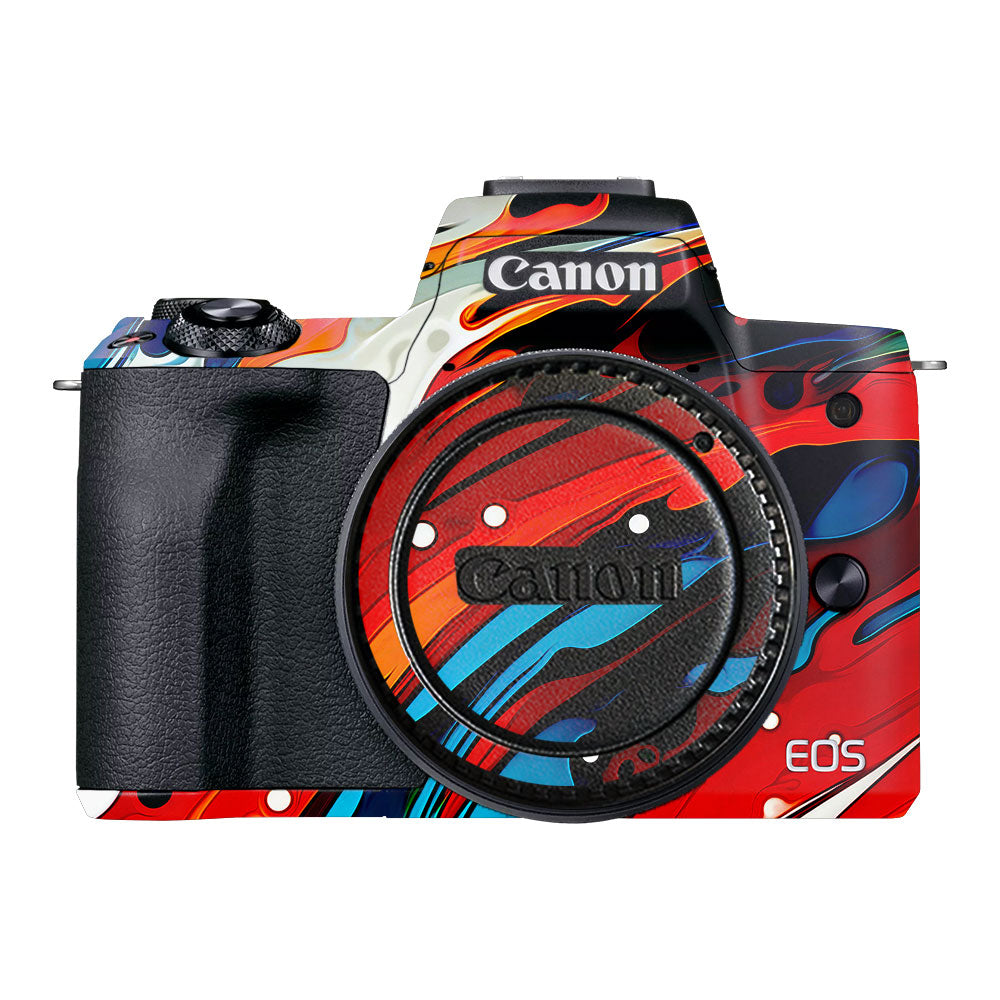 Fire & Ice Flow Canon EOS M50 Mark II Camera Skin