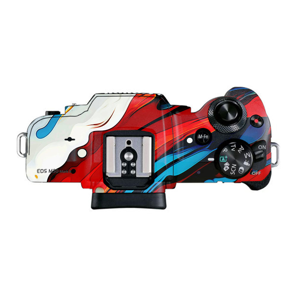 Fire & Ice Flow Canon EOS M50 Mark II Camera Skin