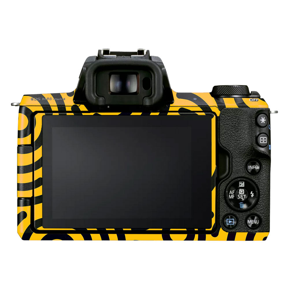 Minimal Yellow Wave Canon EOS M50 Mark II Camera Skin
