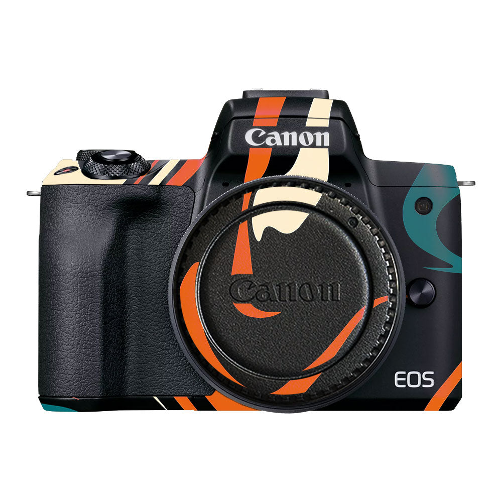 Mid-Century Abstract Swirl Canon EOS M50 Mark II Camera Skin