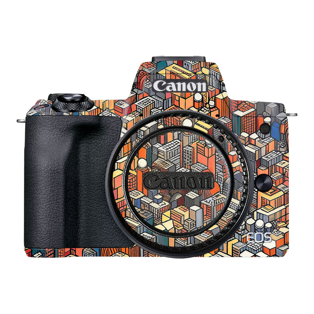 Isometric Cityscape Canon EOS M50 Mark II Camera Skin