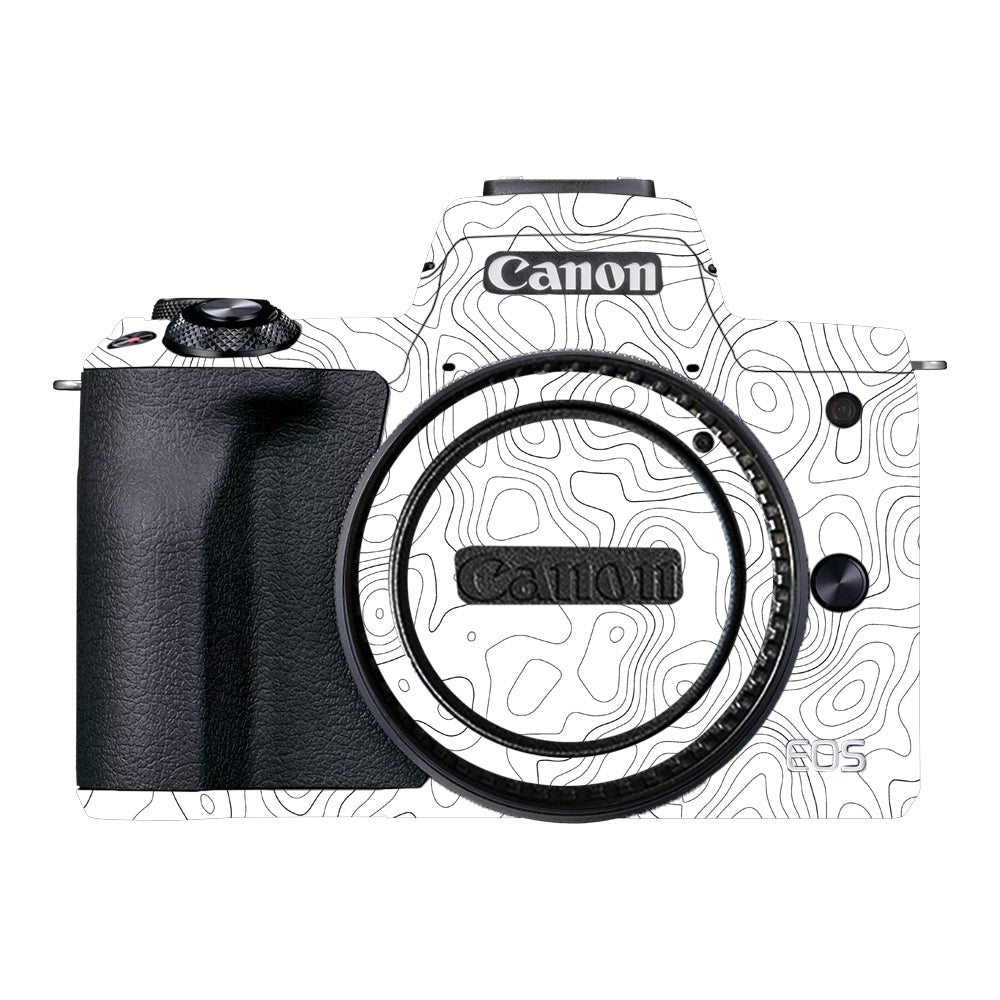 White Contour Design Canon EOS M50 Mark II Camera Skins