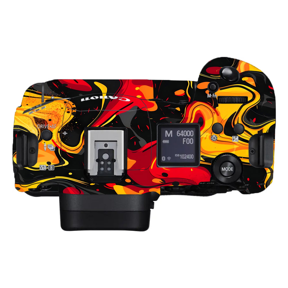Lava Burst Canon EOS R3 Camera Skins