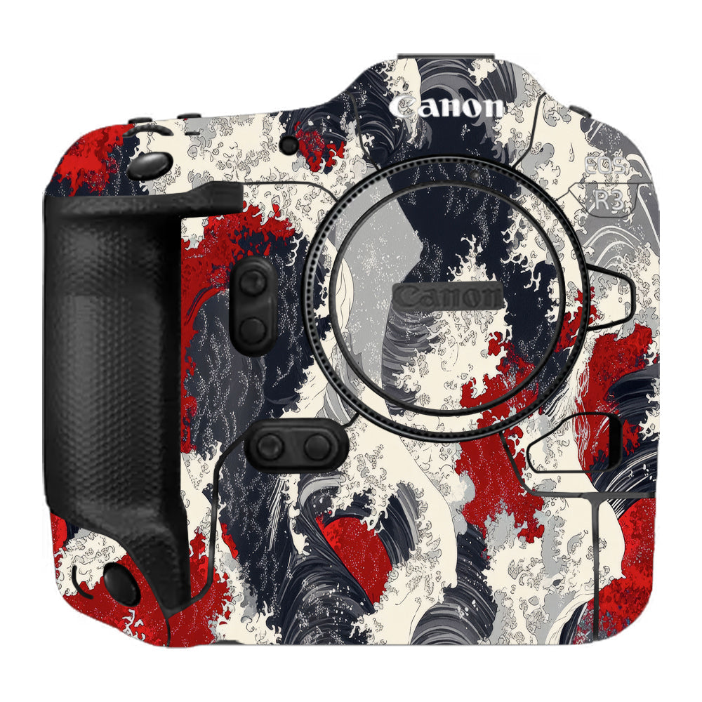 Abstract Waves Canon EOS R3 Camera Skin