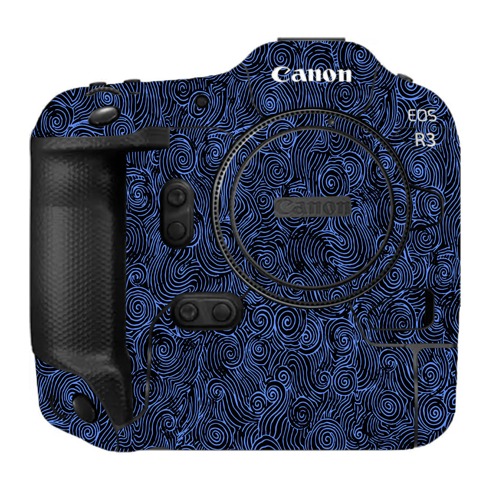 Blue Spirals Canon EOS R3 Camera Skins