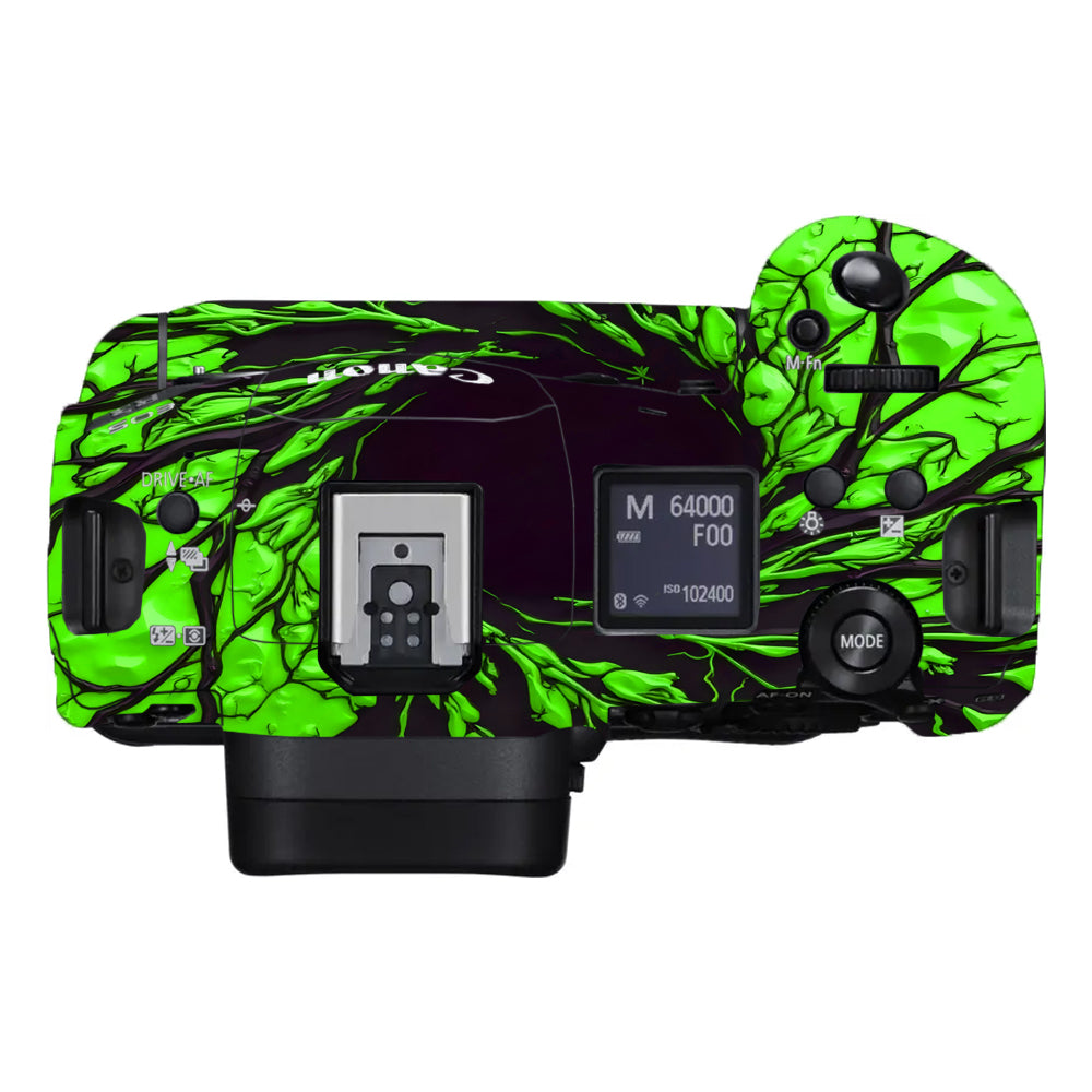 Venom Green Canon EOS R3 Camera Skins