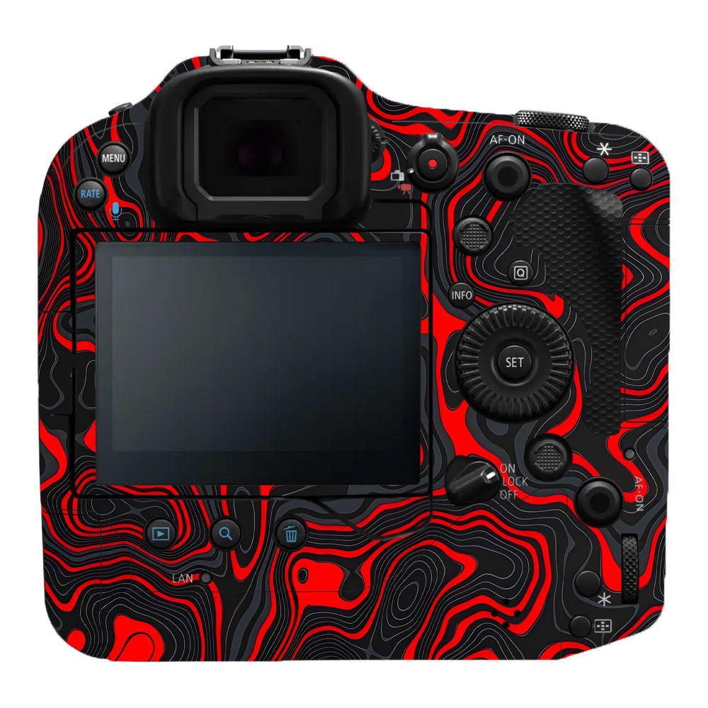 Crimson Waves Canon EOS R3 Camera Skins