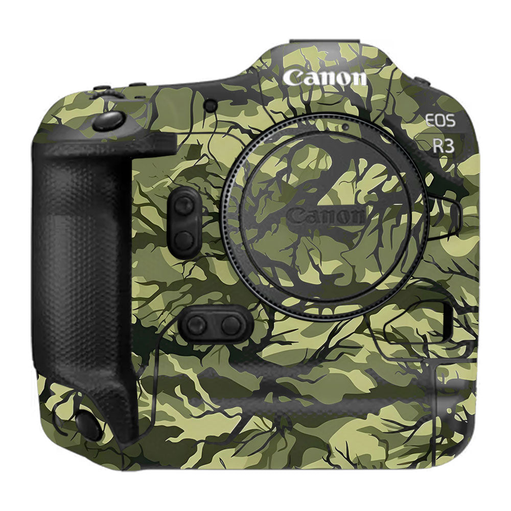 Green Tangled Vines Canon EOS R3 Camera Skins