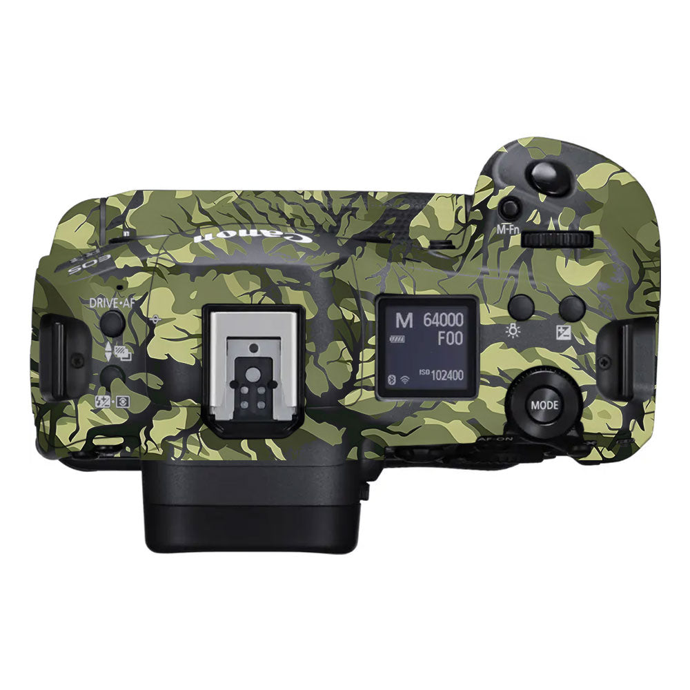 Green Tangled Vines Canon EOS R3 Camera Skins