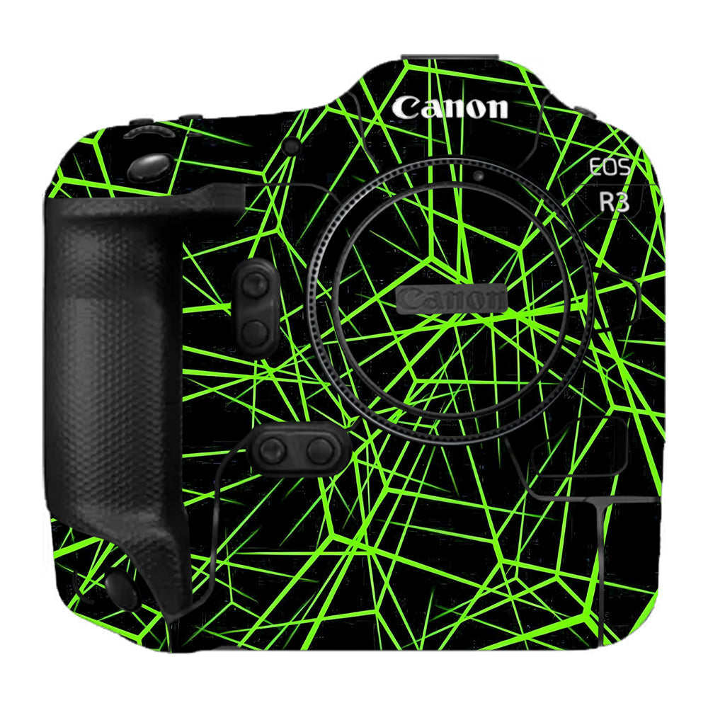 Neon Grid Canon EOS R3 Camera Skins