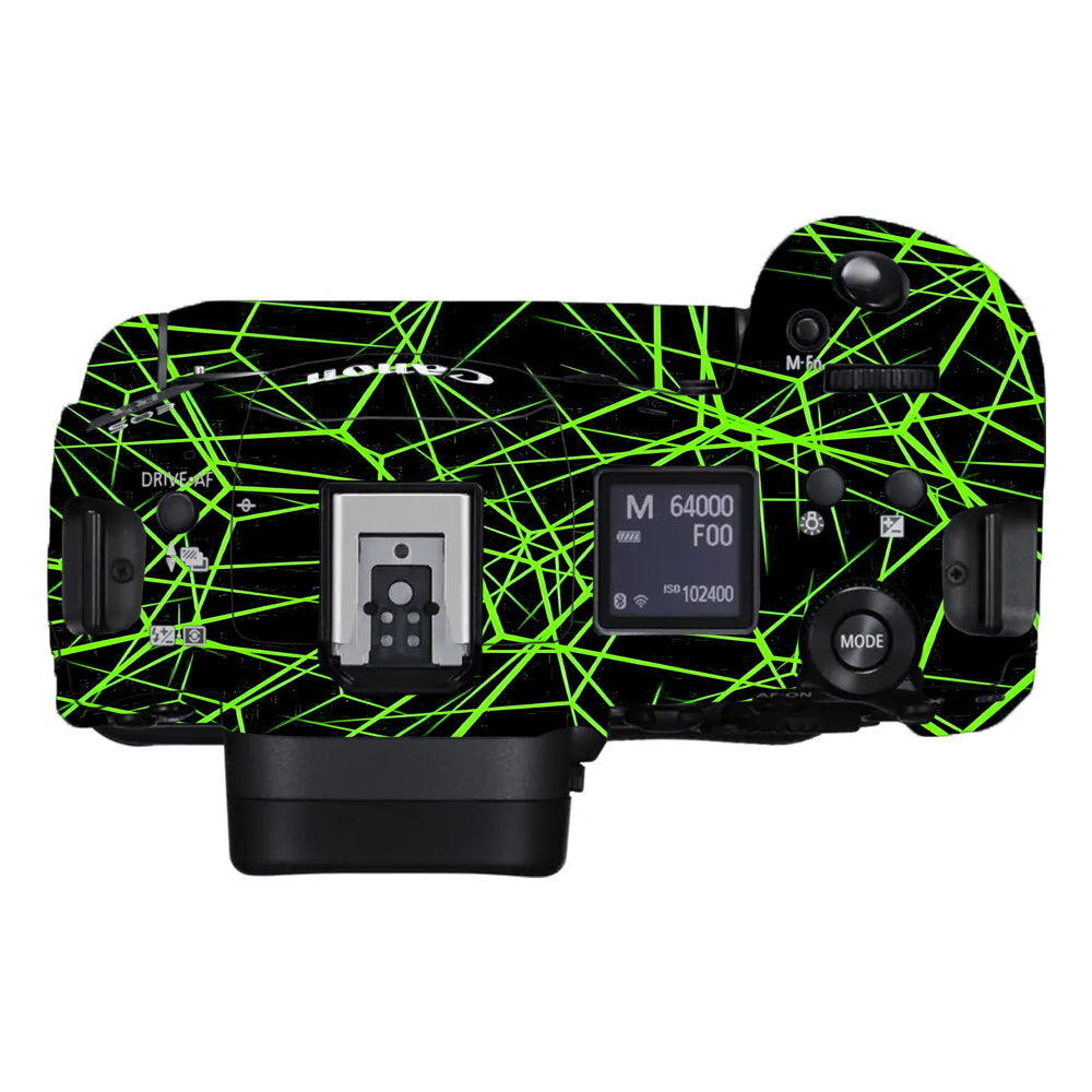 Neon Grid Canon EOS R3 Camera Skins