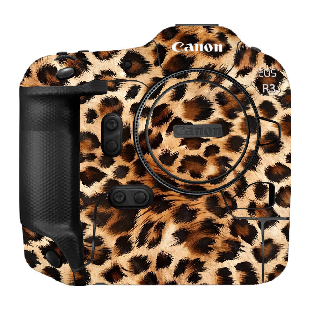 Classic Leopard Spots Canon EOS R3 Camera Skins