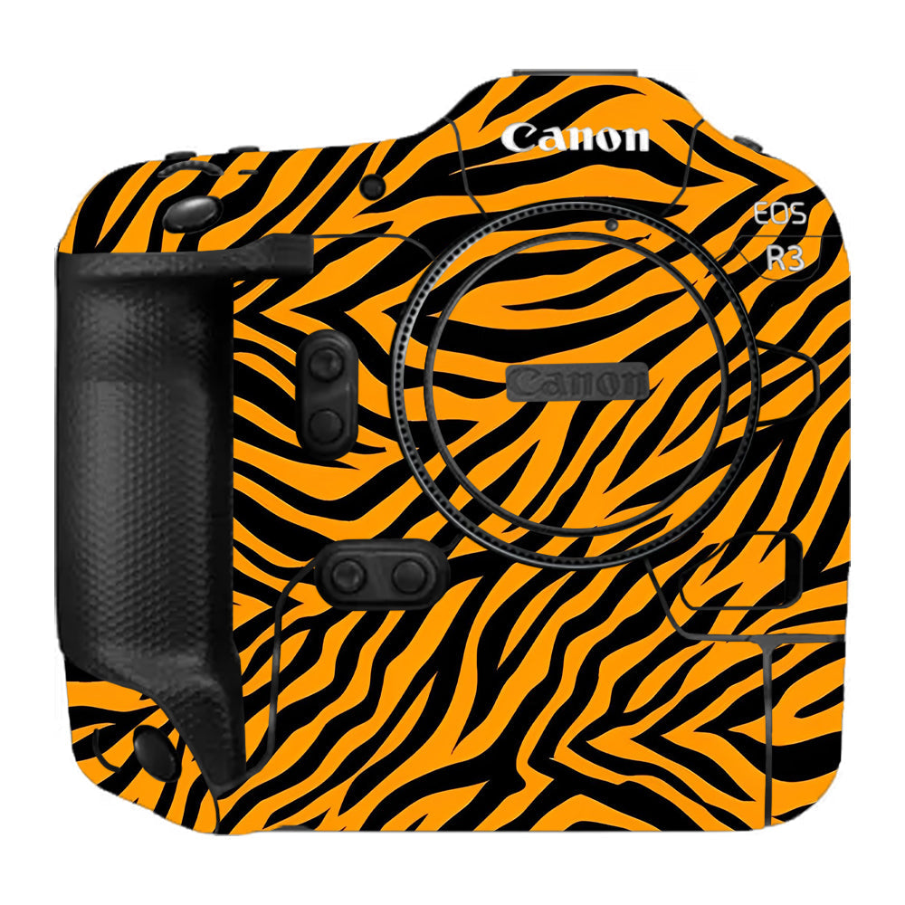 Zebra Gold Pattern Canon EOS R3 Camera Skins