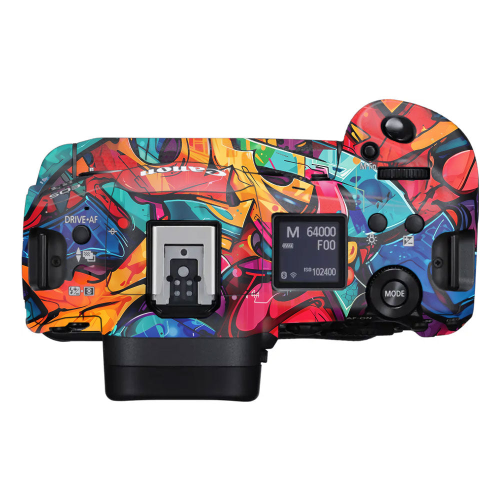 Urban Graffiti Explosion Canon EOS R3 Camera Skin