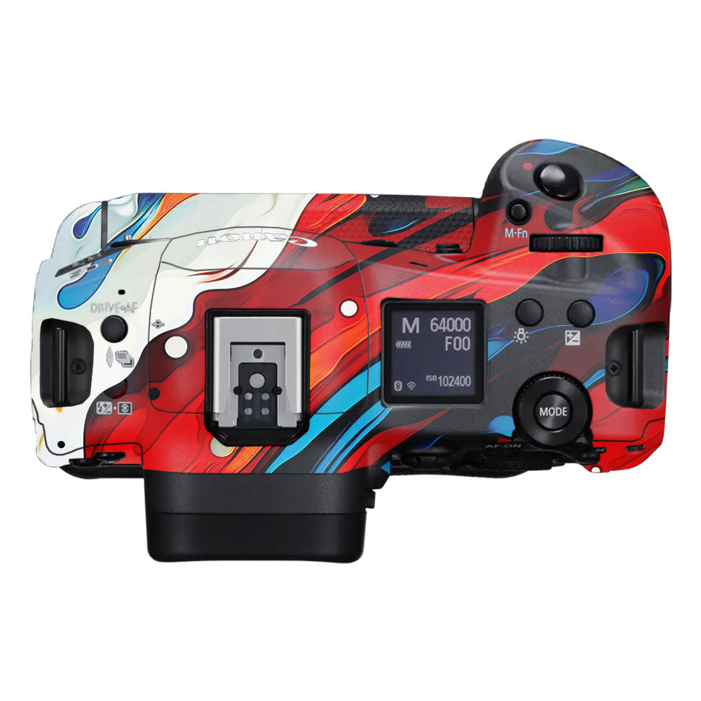 Fire & Ice Flow Canon EOS R3 Camera Skin