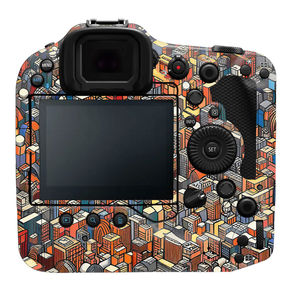 Isometric Cityscape Canon EOS R3 Camera Skin