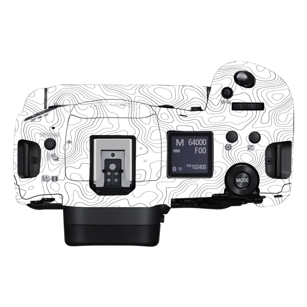White Contour Design Canon EOS R3 Camera Skins