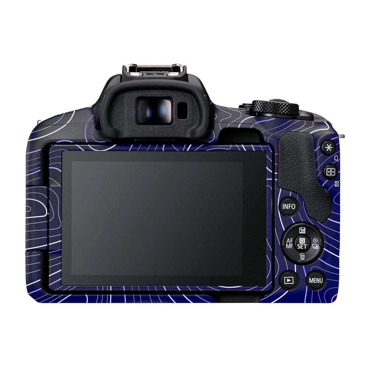Deep Blue Contour Canon EOS R50 Camera Skin