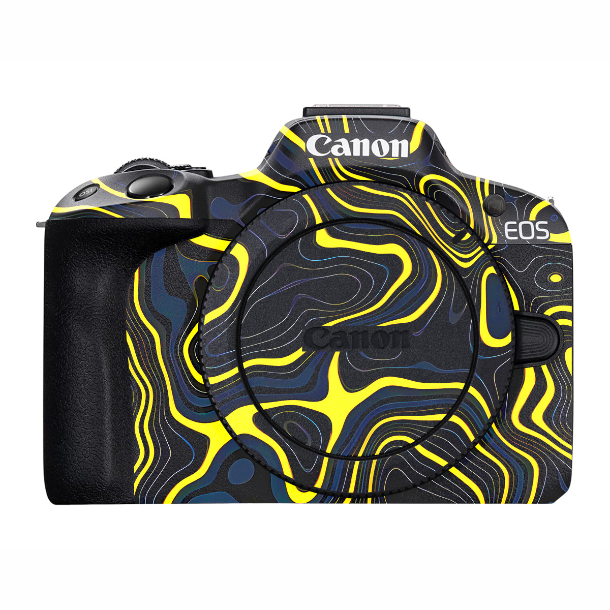 Neon Lava Contours Canon EOS R50 Camera Skin