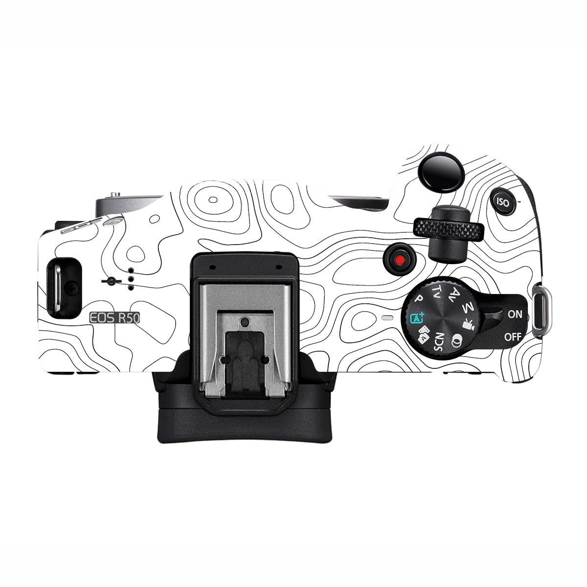 White Contour Design Canon EOS R50 Camera Skin