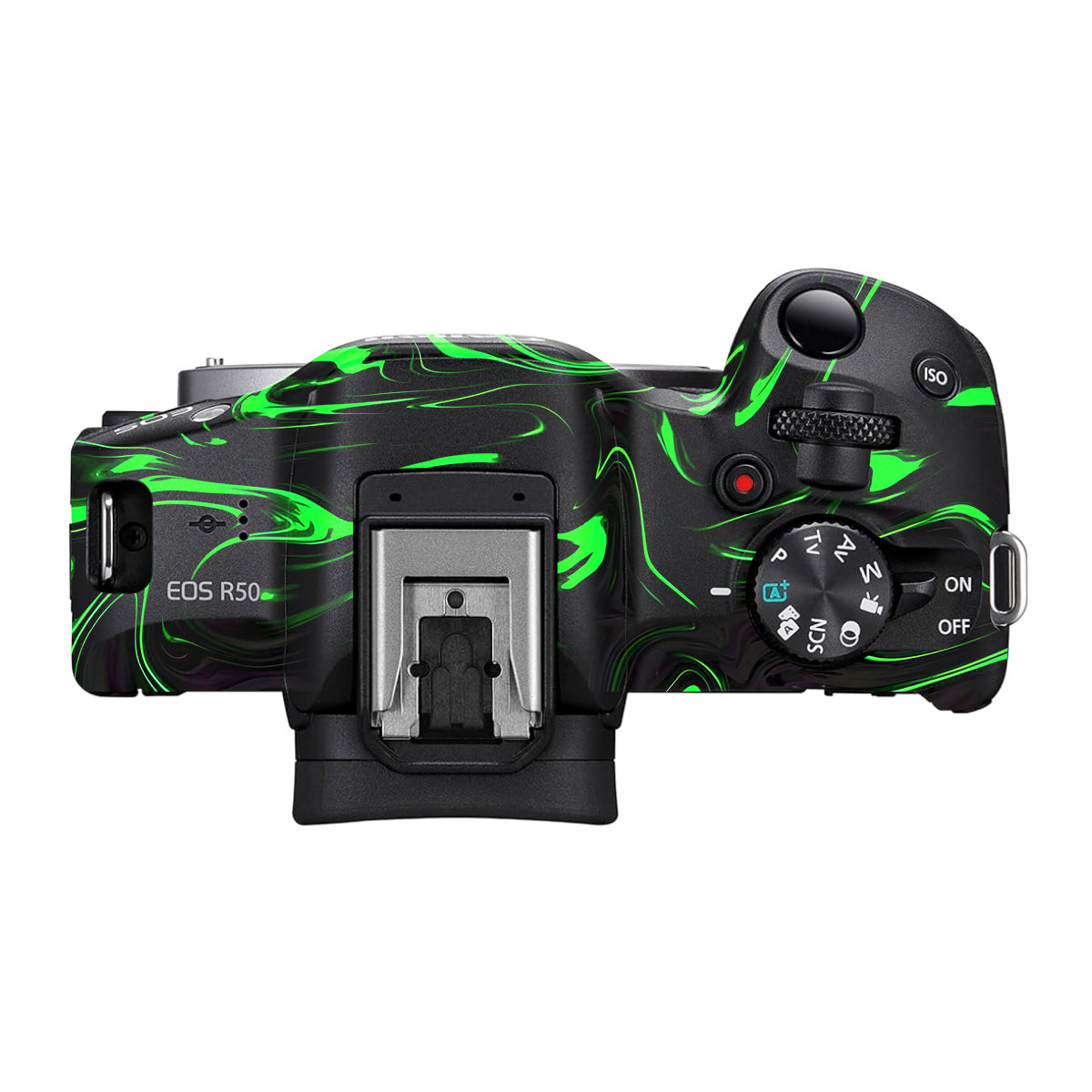 Green Liquid Pattern Canon EOS R50 Camera Skin