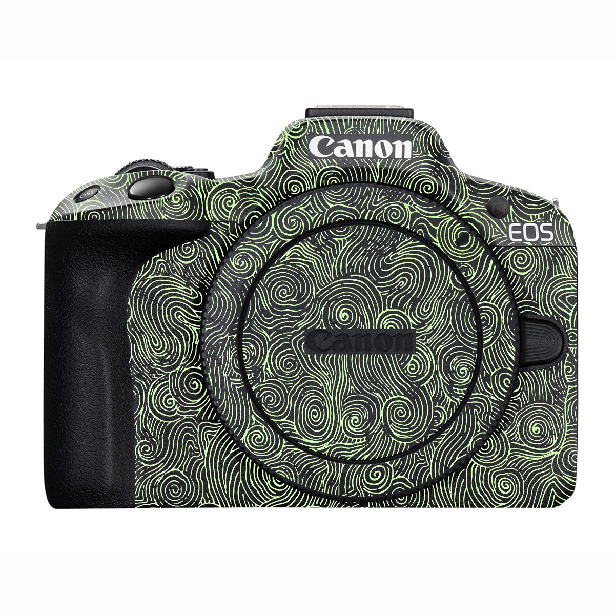 Green Spirals Canon EOS R50 Camera Skin