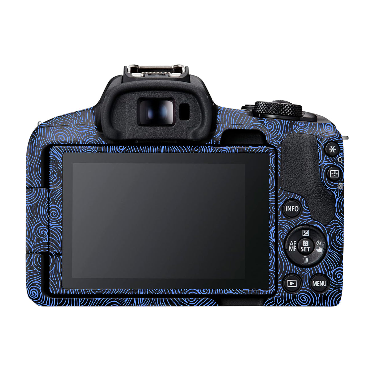 Blue Spirals Canon EOS R50 Camera Skin