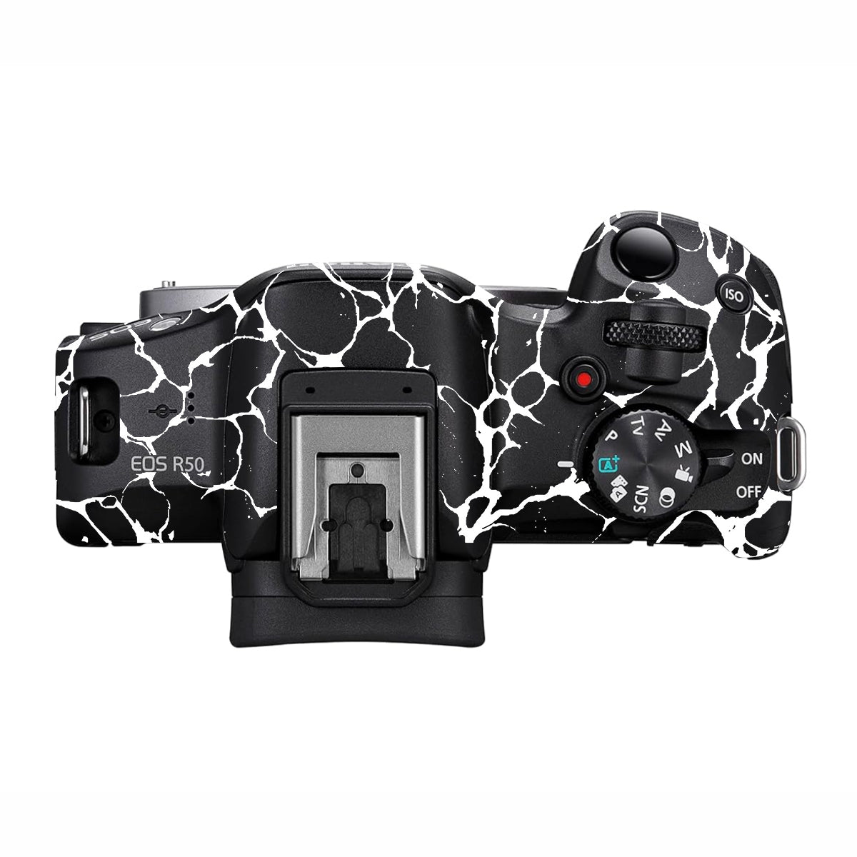 White Web Canon EOS R50 Camera Skin